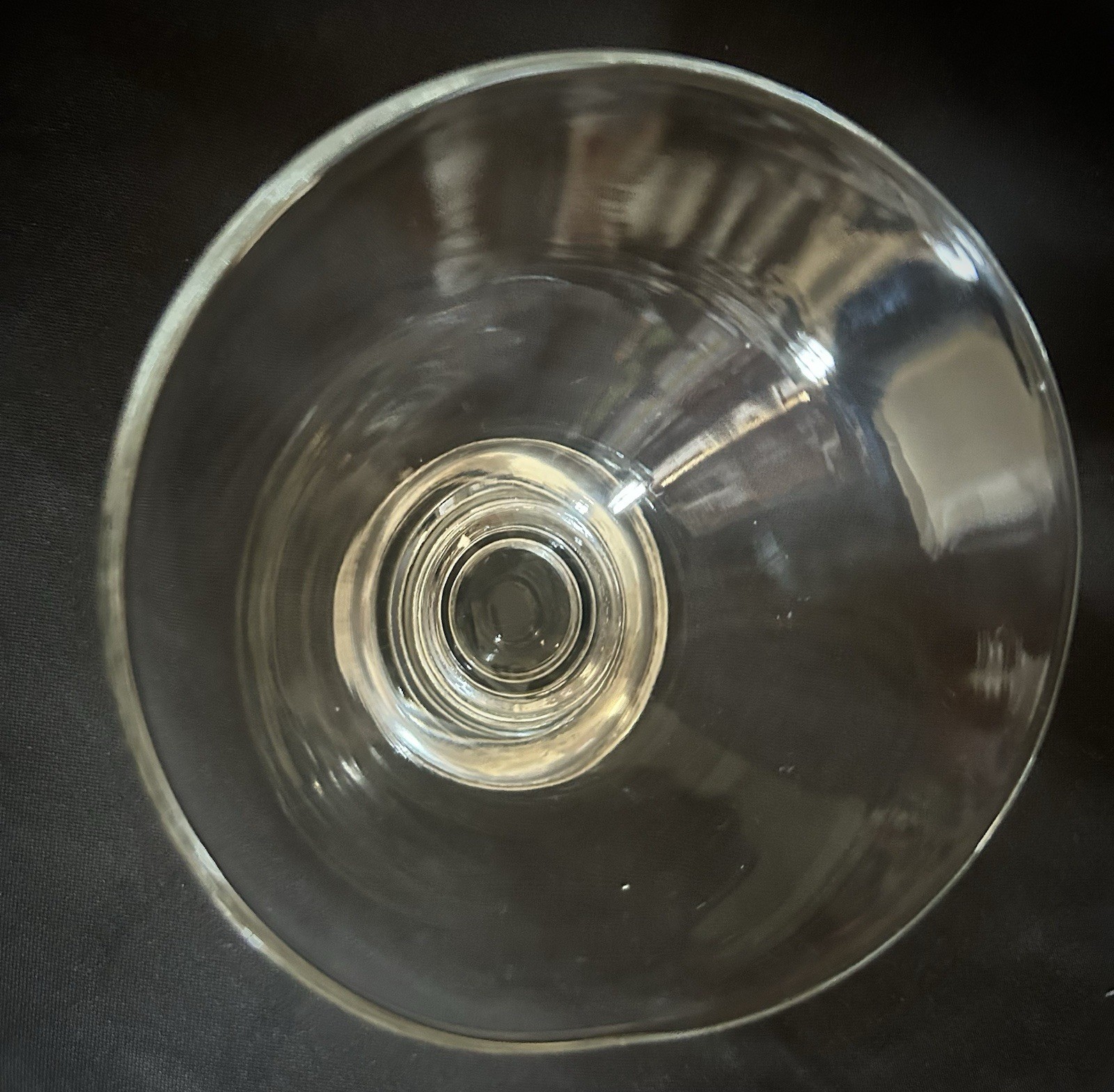 Frank M Whiting & Co Sterling Silver Glass Candy bowl