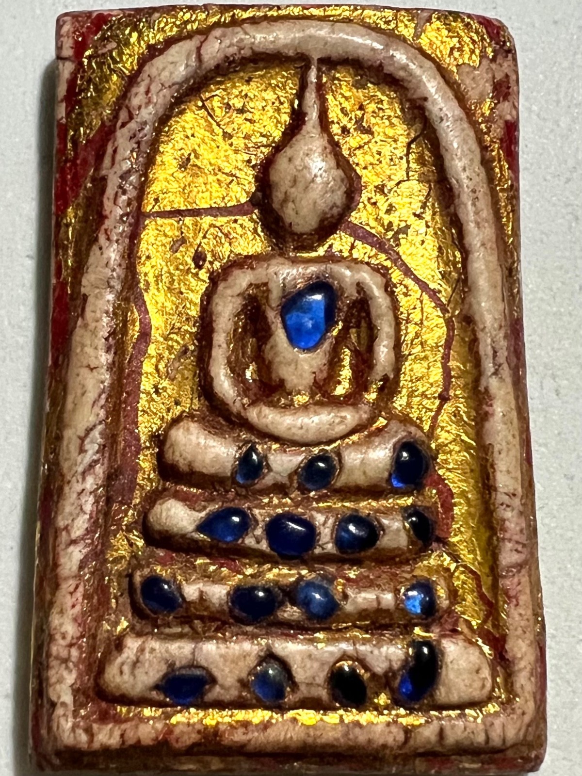 PHRA SOMDEJ LP RARE OLD THAI BUDDHA AMULET PENDANT MAGIC ANCIENT IDOL#699