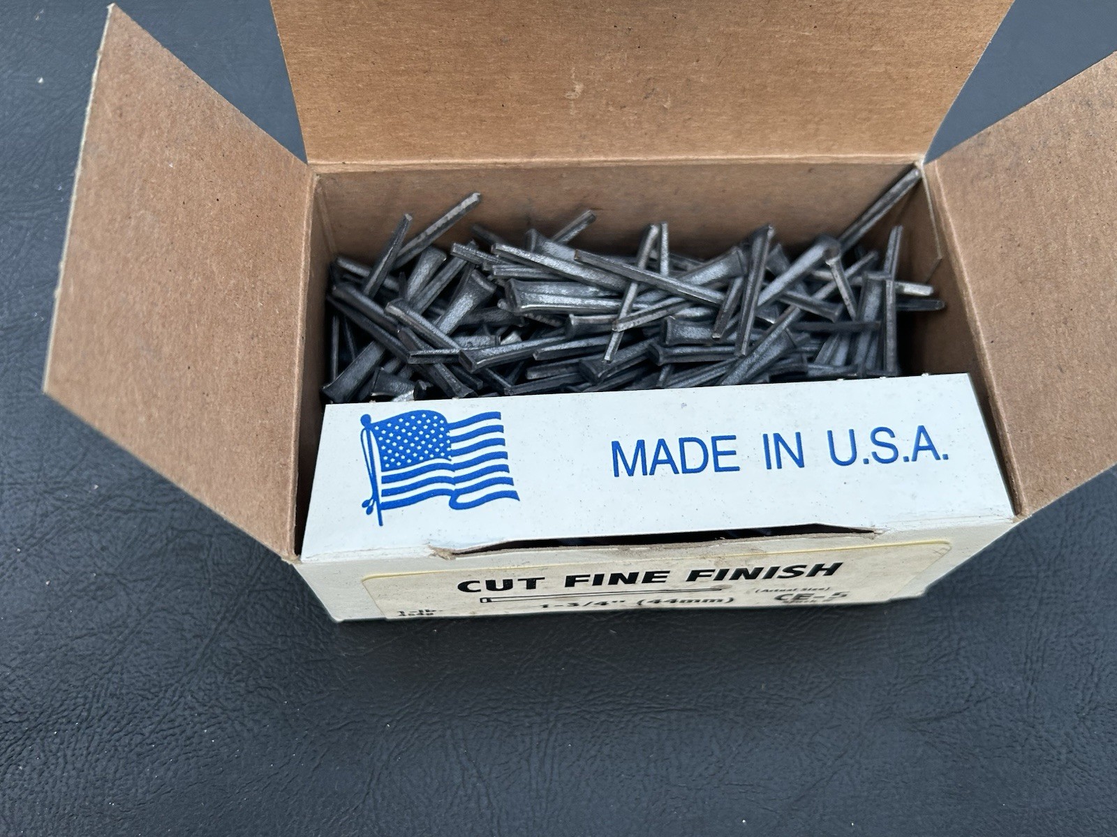 Tremont 1-3/4″ Square-Cut Fine Finish Nails, 1 lb. box (CE-5)