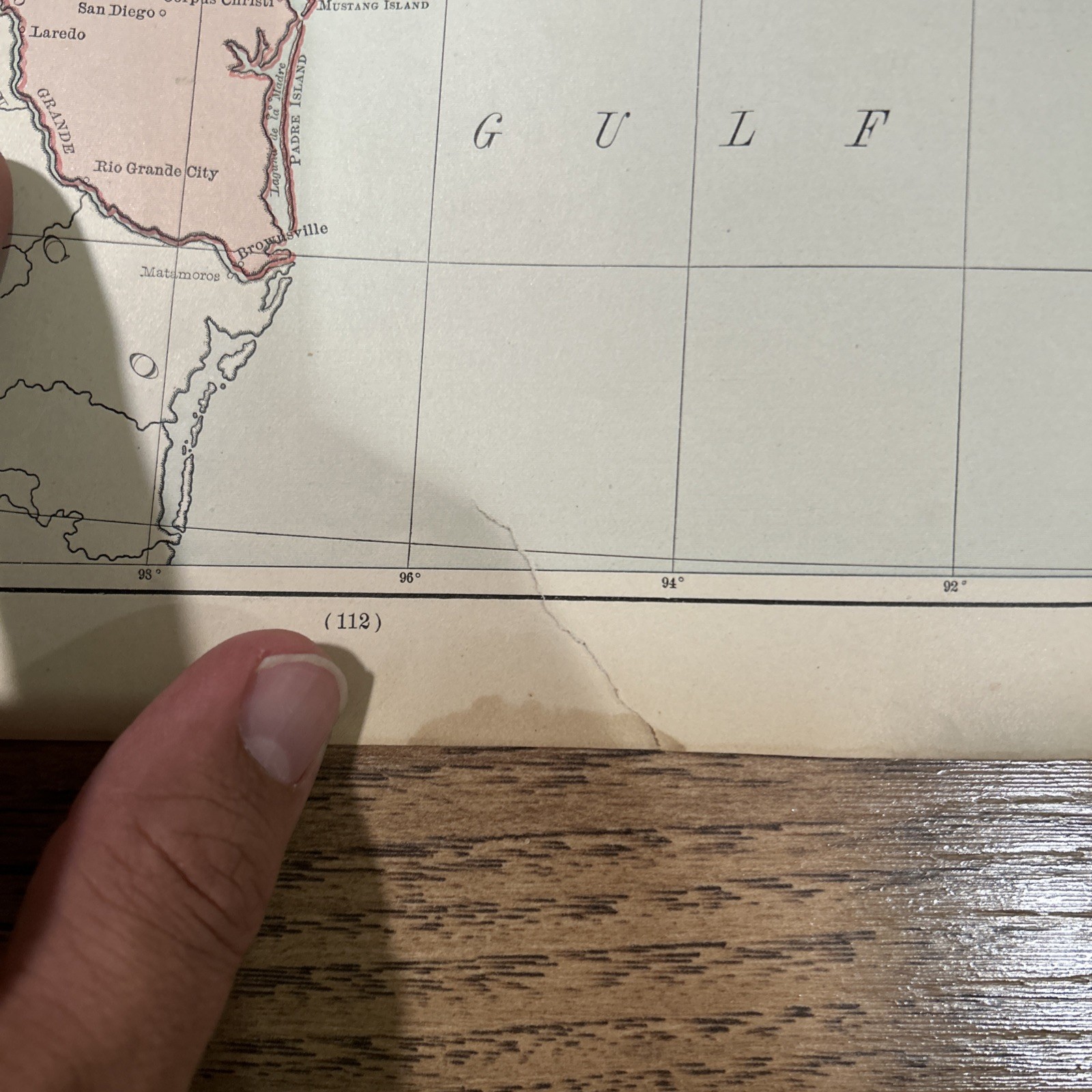 Antique 1901 Map Of Southern America 18”x12”