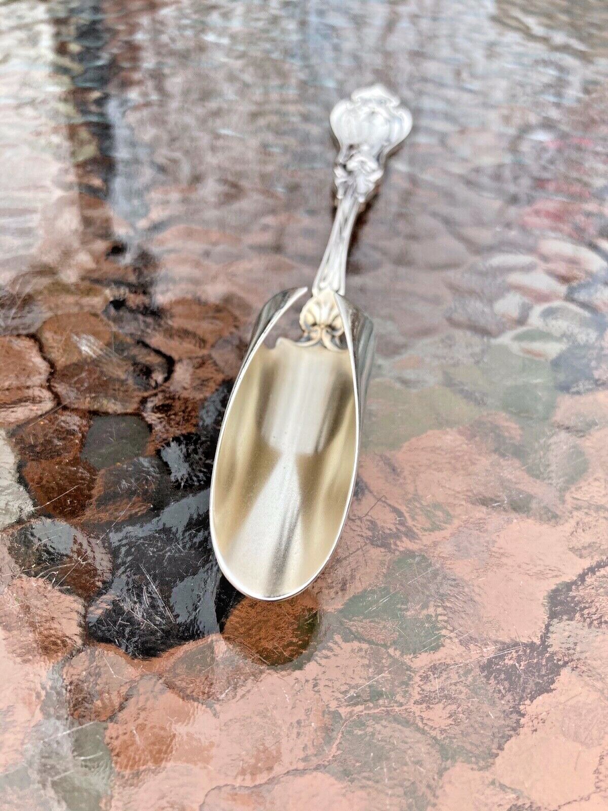 Vintage, Sterling Silver, Whiting Mfg. Co., Violet, Large Cheese Scoop, No Mono