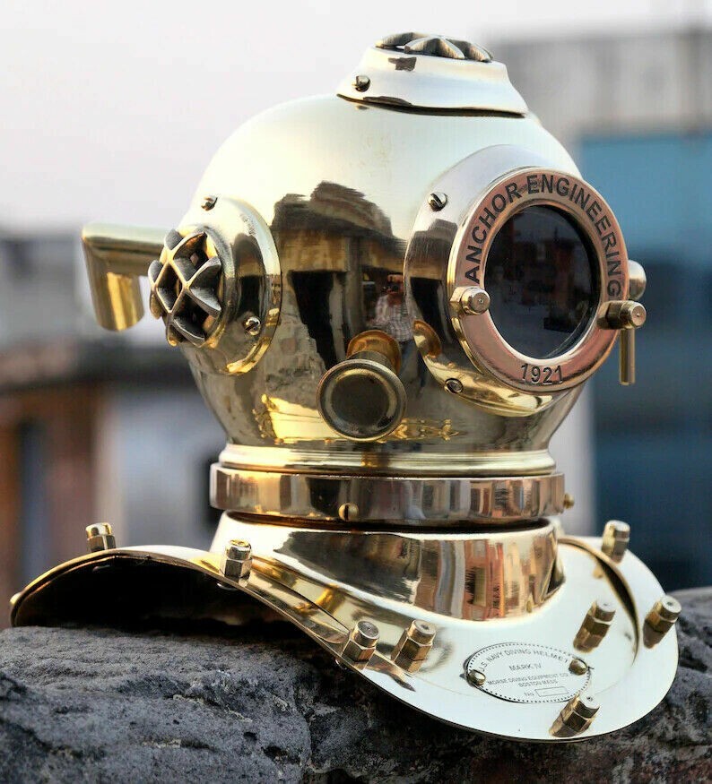 6 INCH MINI DIVERS DIVING HELMET V SCUBA MINI DIVERS HELMET HANDMADE DECOR GIFT