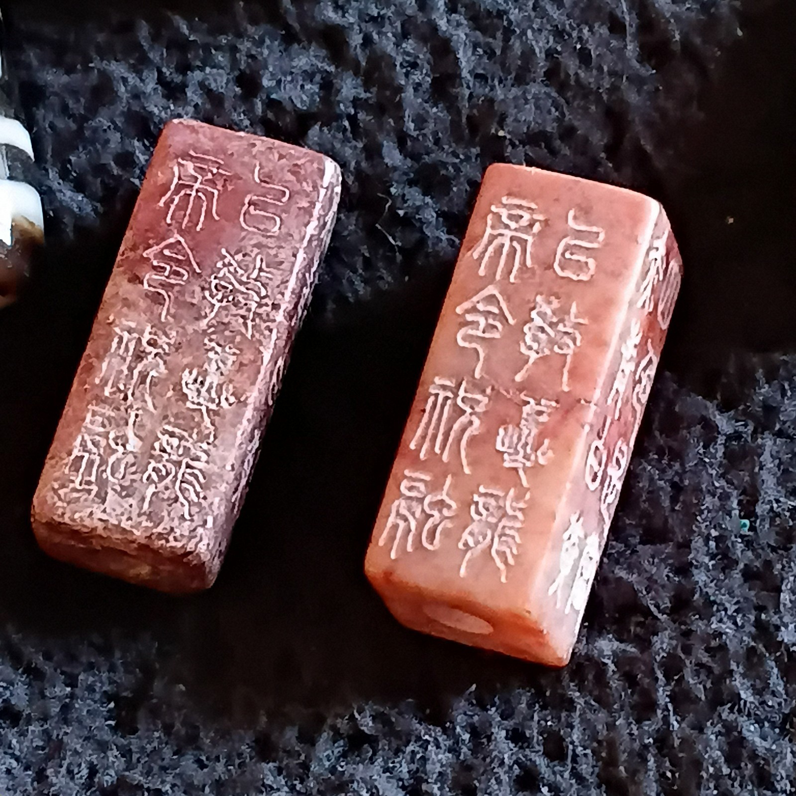Tibetan pre 1800s Agate/ Jade / Miao Silver Dzi Bead Lot