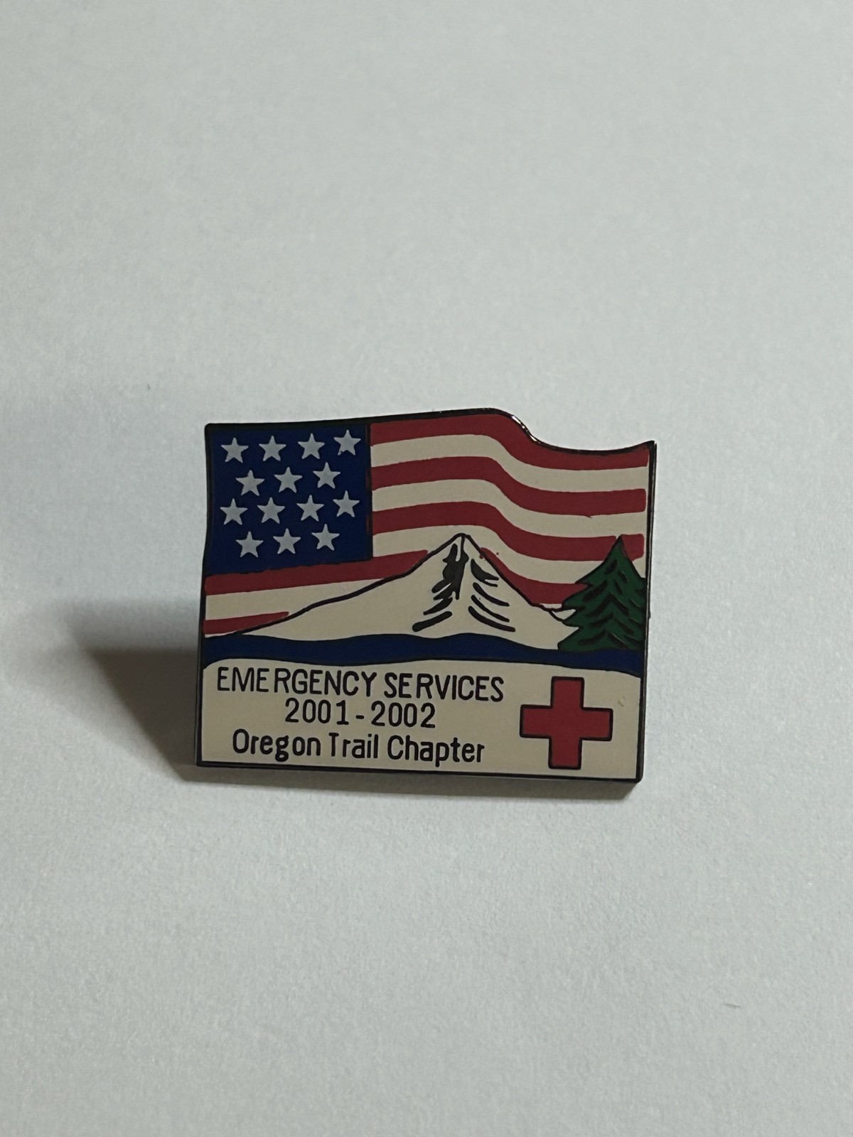 Oregon Trail Chapter American Red Cross Pin – 2002, OR