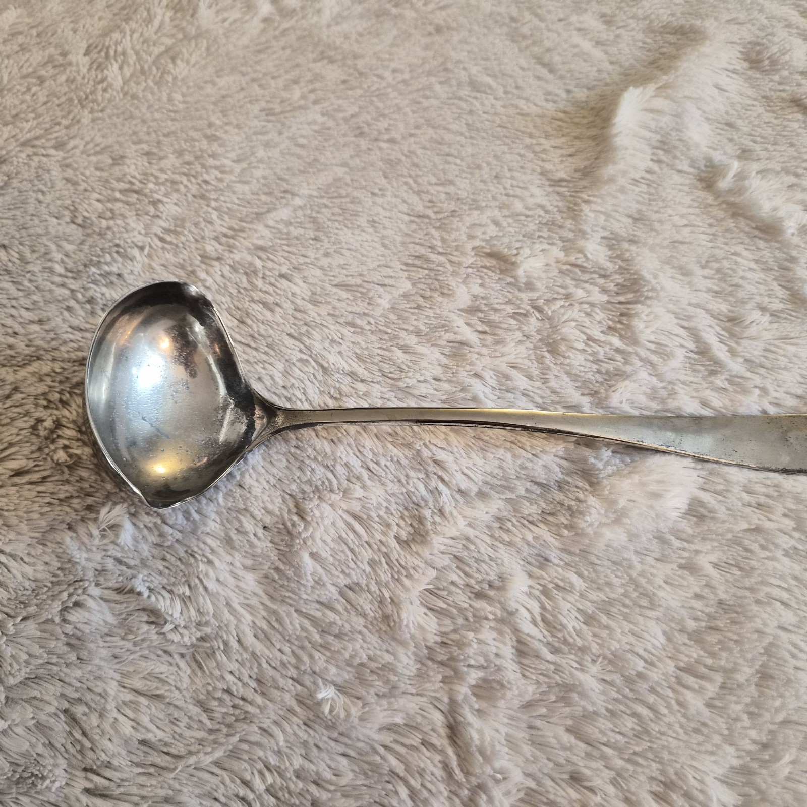 Leonard Silverplate Antique Vintage Punch or Soup Ladle