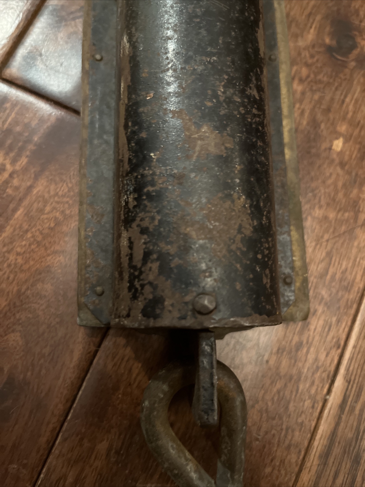 Antique Chatillons brass Spring Balance hanging scale New York 125 lbs 1880’s