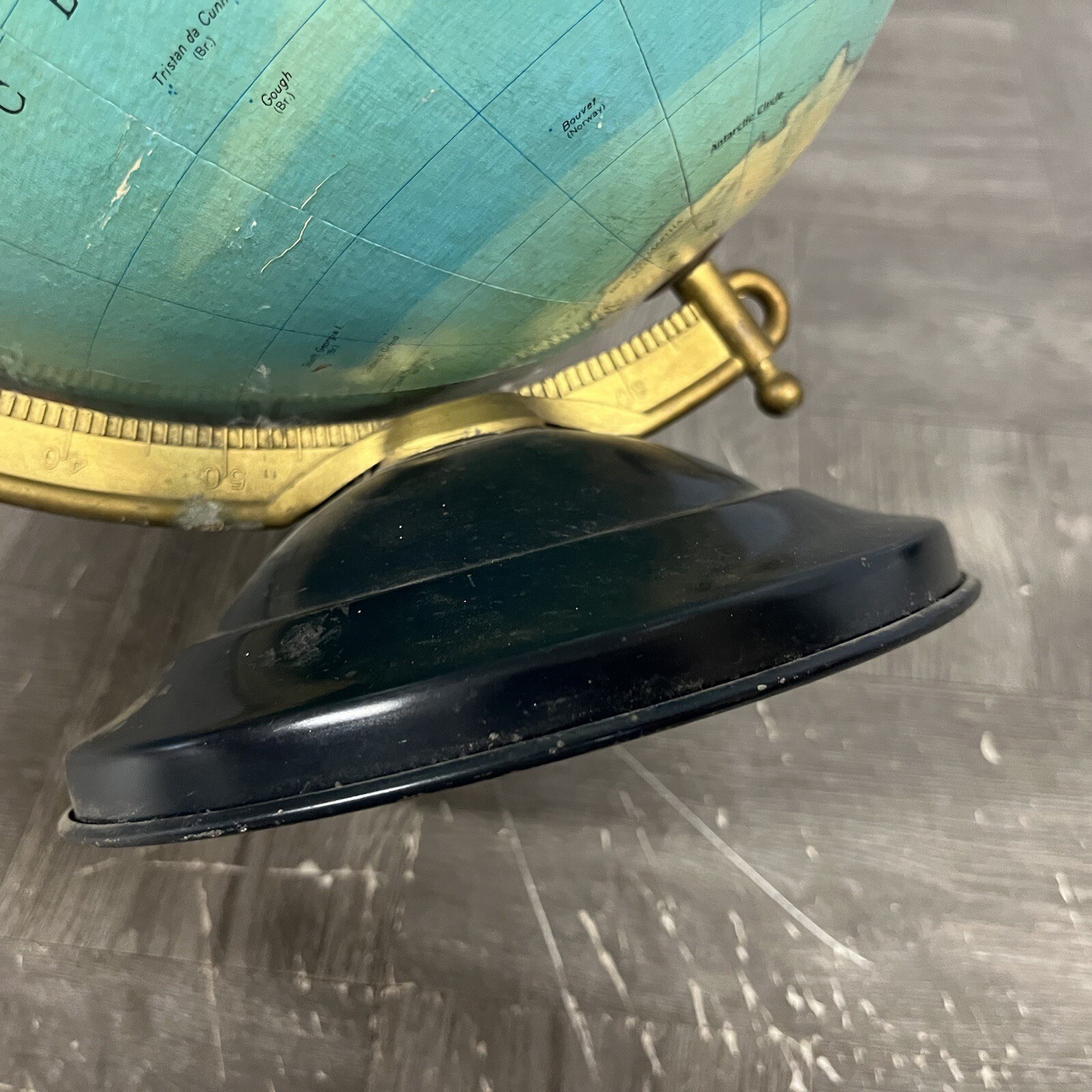 Vintage Replogle World Ocean Current Series 12″ Globe Rotating Axis Pre 1980s