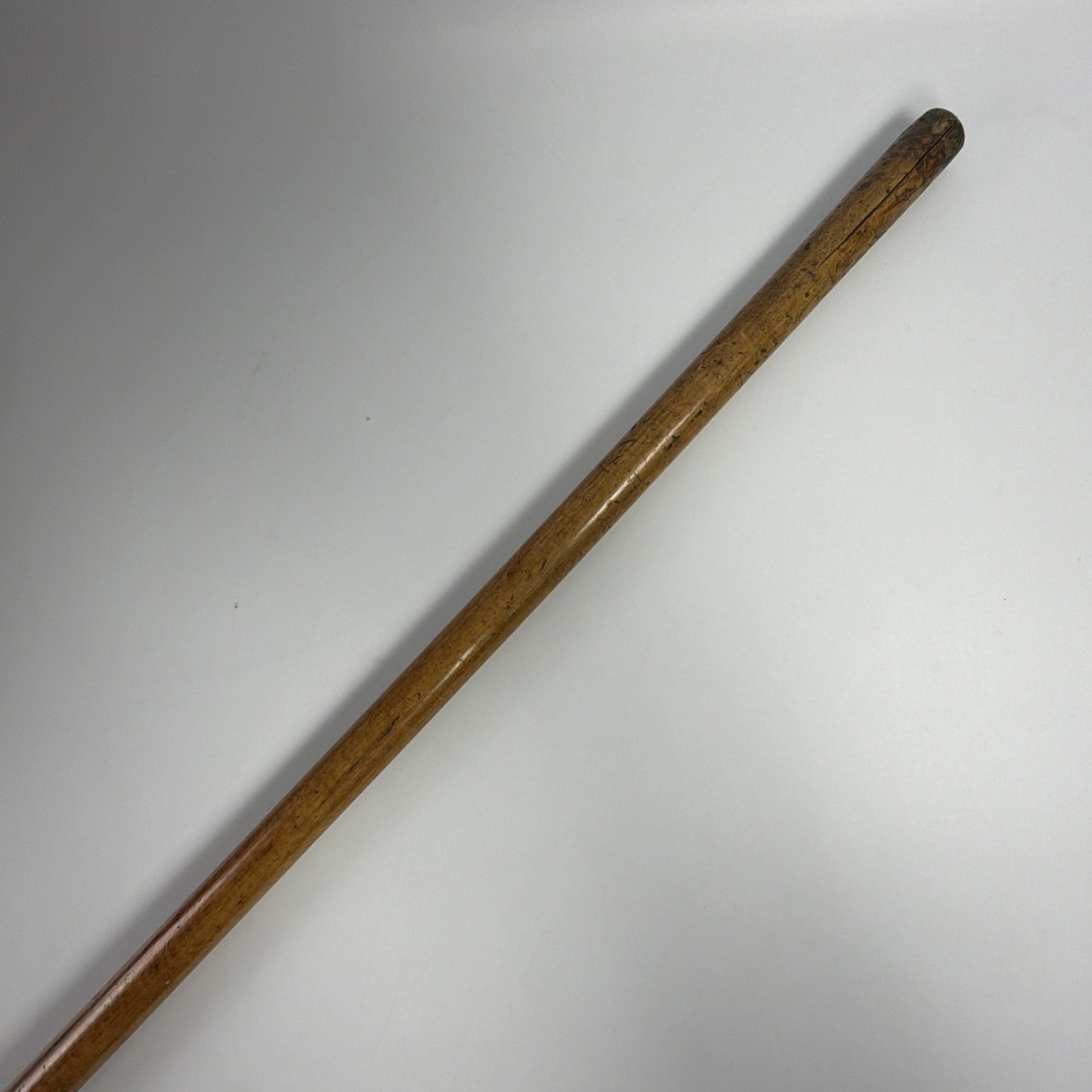 Antique Hallmarked Silver Topped Walking Stick Malacca Shaft London 1909