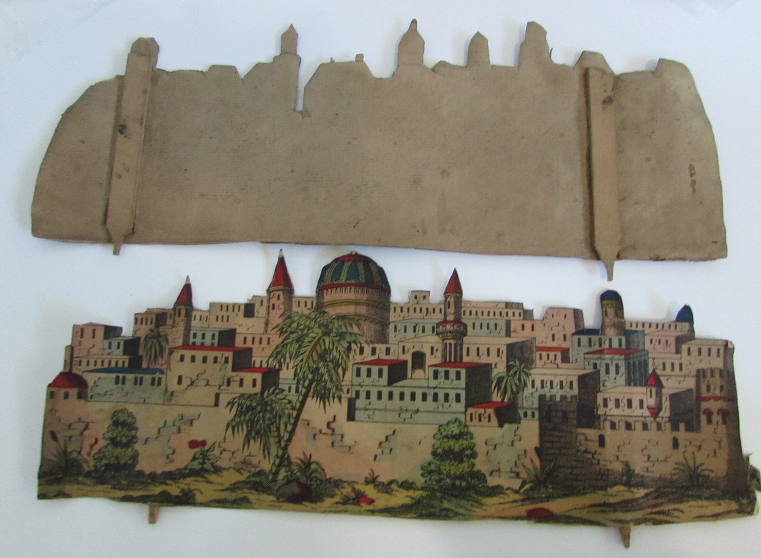 Lot 30Pc Victorian Persian Middle Eastern Play Set Village Paper Toy Persia