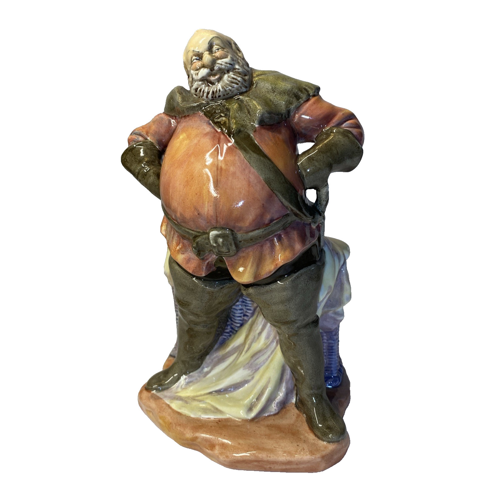Shakespeare’s Sir John Falstaff 1949 figurine by Royal Doulton 7″x4.5″ HN2054
