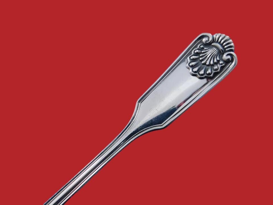 Fiddle Shell By Frank Smith Sterling Silver Salad Fork Set 12 pcs 6 1/2″