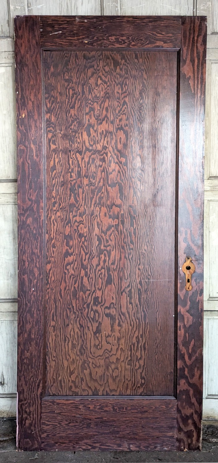 30″x78″ Antique Vintage Old Salvage SOLID Wood Wooden Interior Door Single Panel