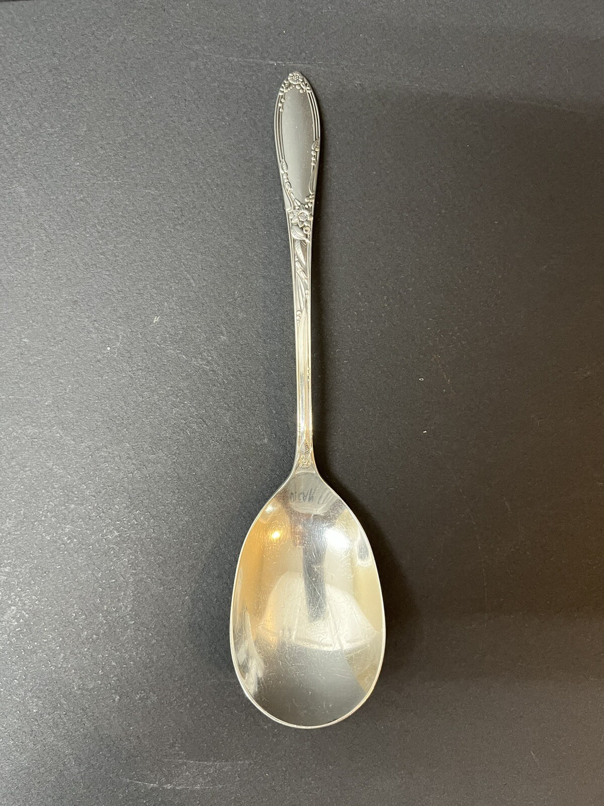 Oneida Sterling Silver Serving Spoon Virginian Pattern 65.5 Grams No monogram