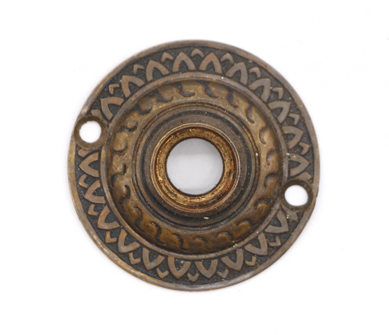 Antique Radial Brass 1.875 in. Door Rosette