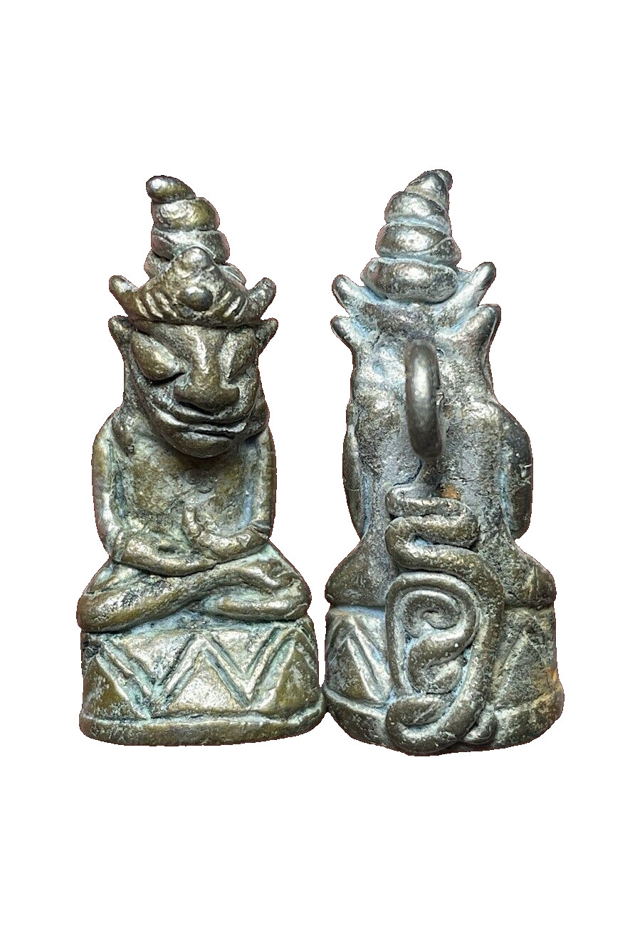 Amulet Magic Ngang 13rd Batch Purely God Metal Arjarn O Thai Charm Talisman Luck