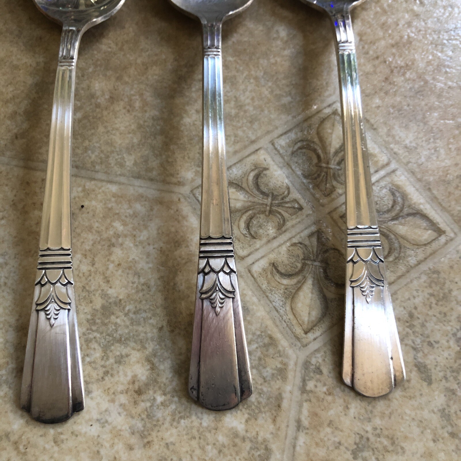 COURT SILVERPLATE 3 SERVING SPOONS