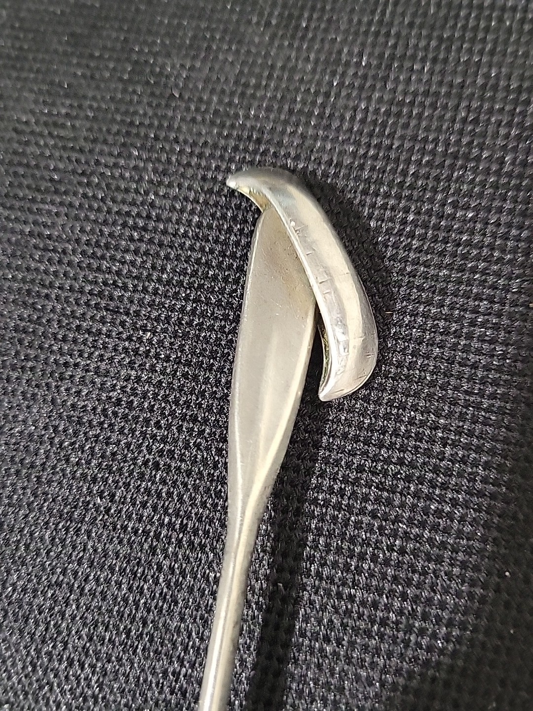 Antique Sterling Silver Spoon Macleod 1893 P. W. Ellis & Co Canoe and Peddle