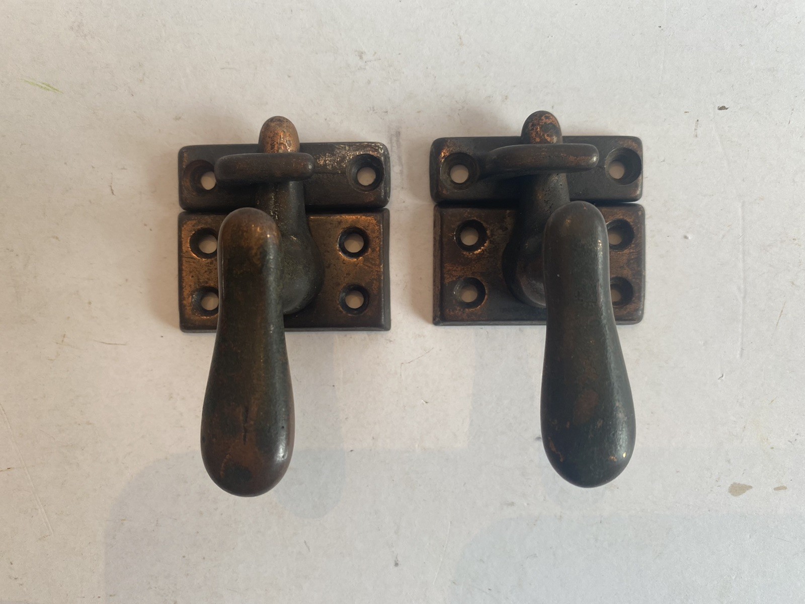 Vintage Sliding Window Sash Locks-Craftsman Style-lot of 2