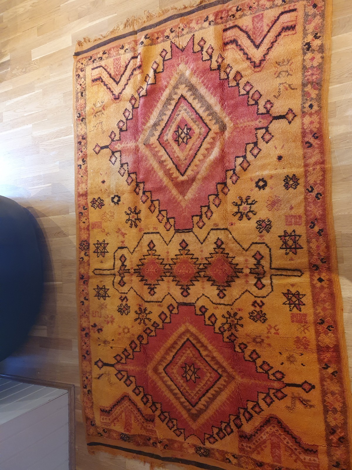Moroccan Berber Taznakht Killim Rug 4.5×7.5ft