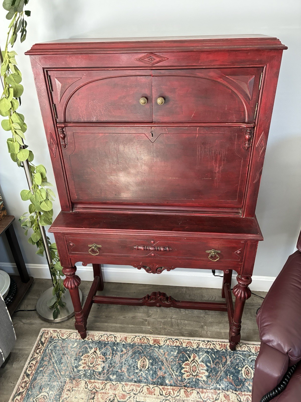 Antique Standardized Furniture Secretary Desk
