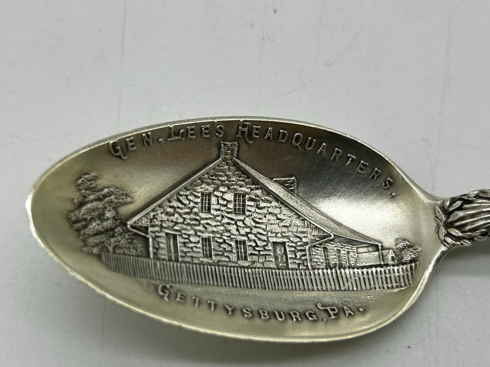Robert E. Lee sterling silver commemorative spoon