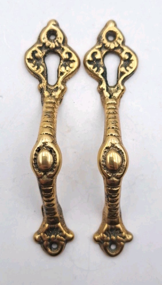 Antique Handles Pulls Cabinet Door Handles Furniture Reproduction Hardware Lot 2