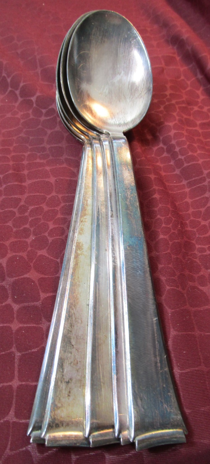 FACEON German Silverplate 64 Pc Flatware Mid Century Modern No Monograms lot