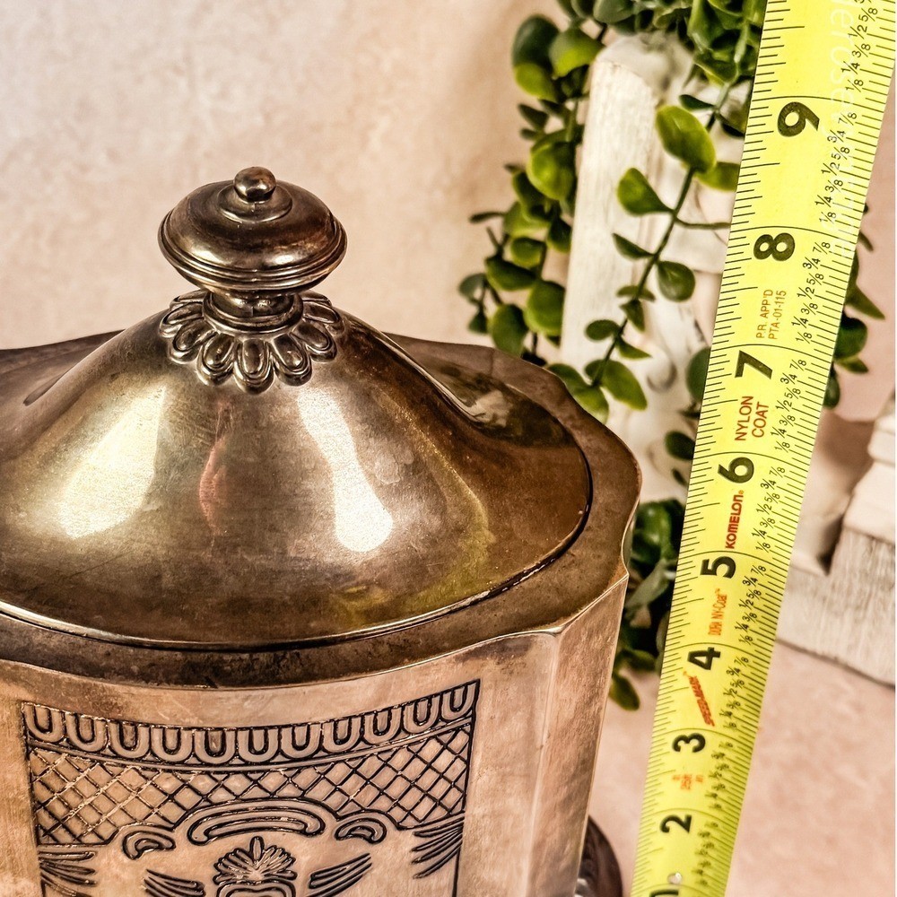 Godinger Silver Plated Tea Caddy