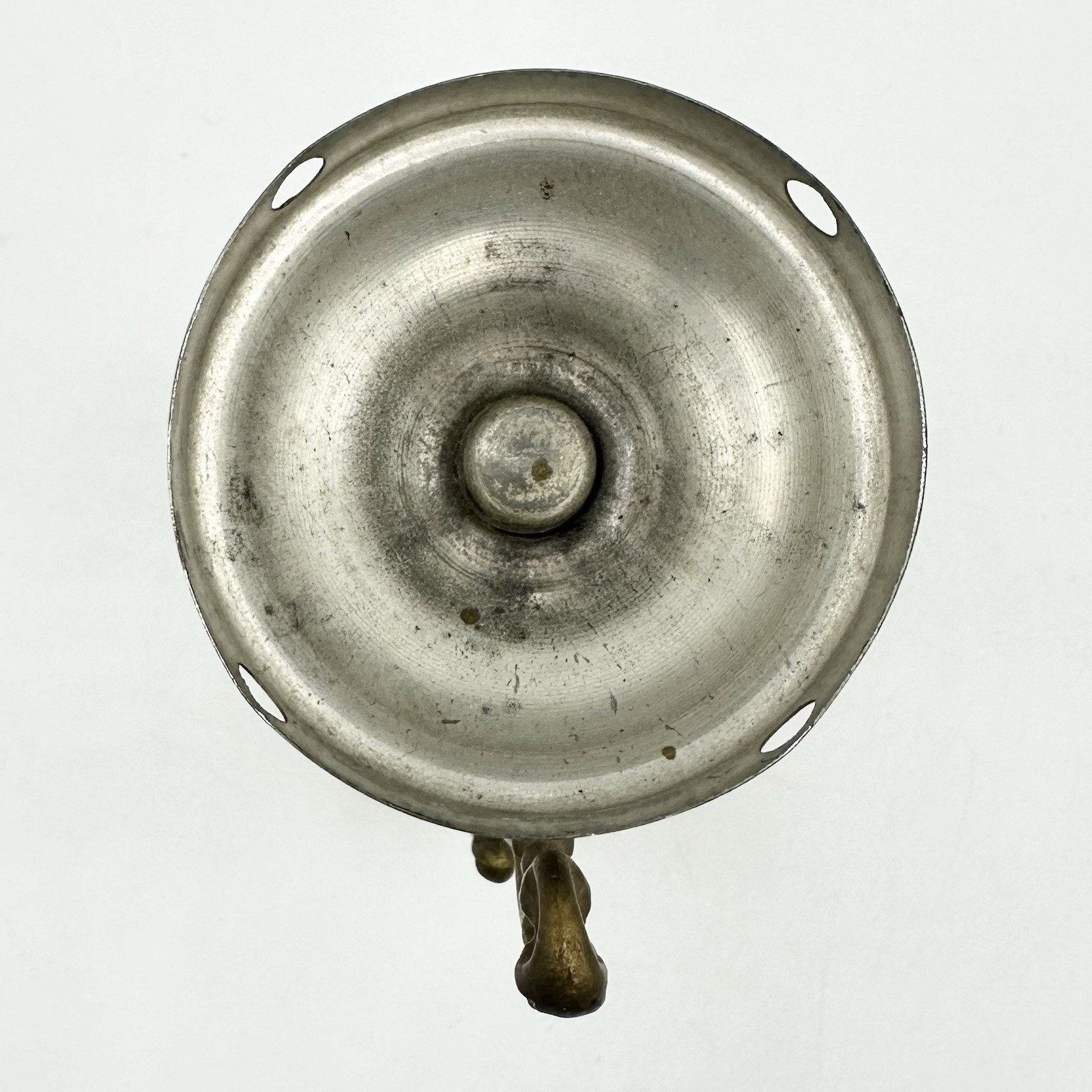 Antique 1900s 6″ VAPO Cresolene Kerosene Vaporizer Oil Lamp Medical Ornate Brass