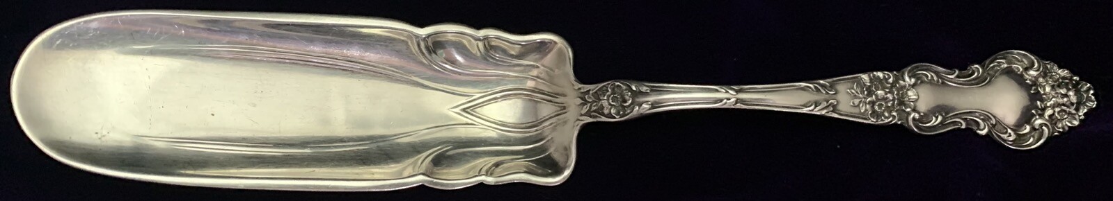 Watson Wallace Sterling Flatware, Jelly Cake Knife Server, 7 1/2 inches