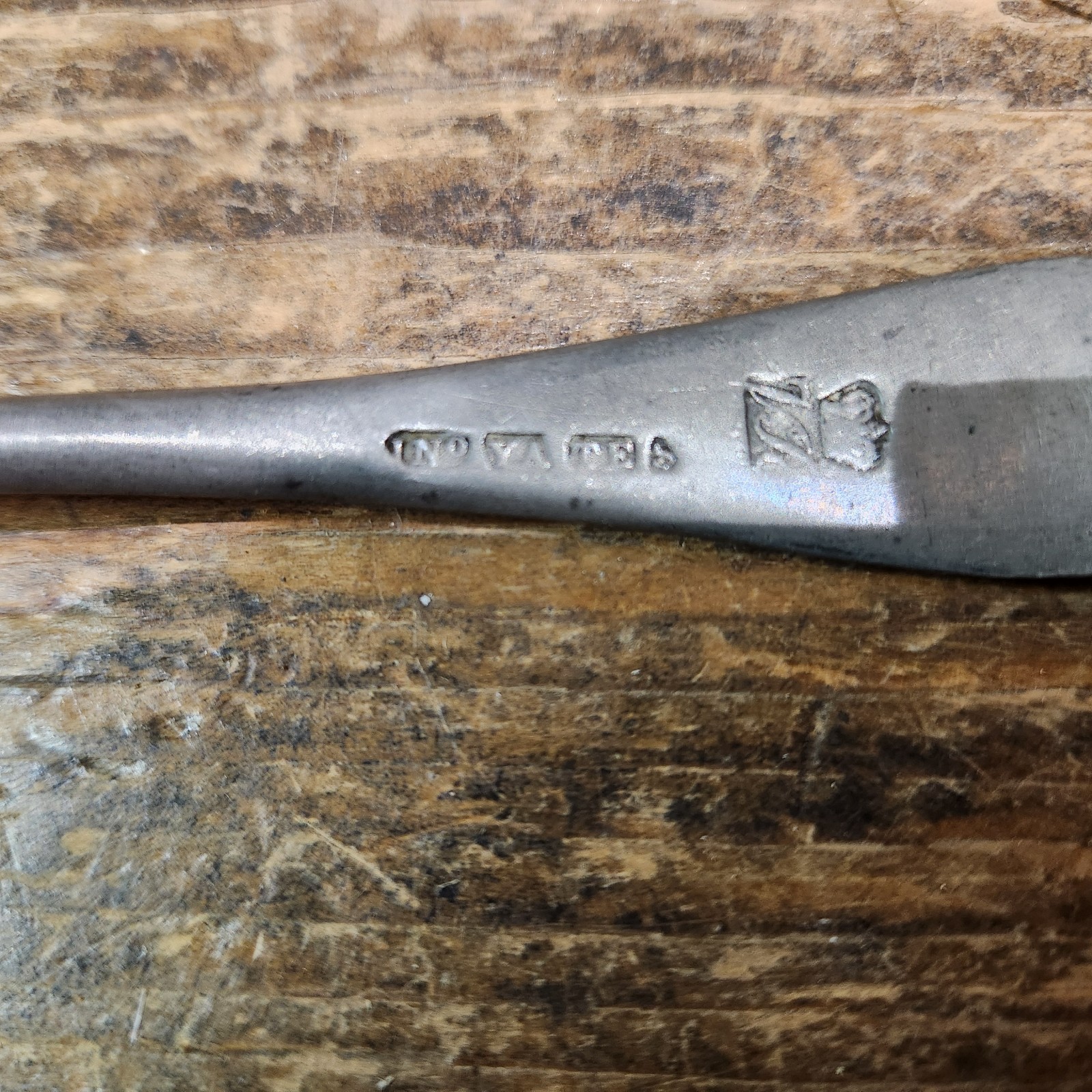 Antique Victorian YATES Pewter Small Sauce or Toddy Ladle – Approx 6.25 inches