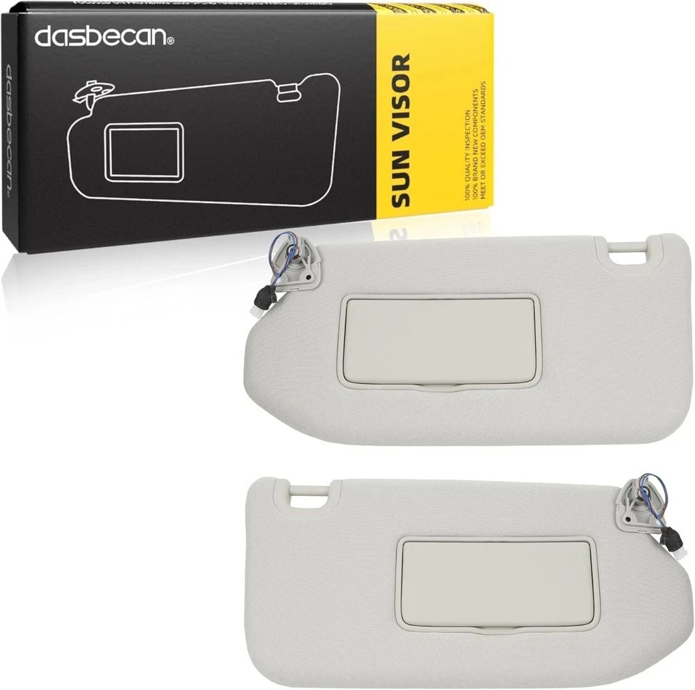 1 Pair Left Driver Side and Right Passenger Side Sun Visor Compatible with Nissa