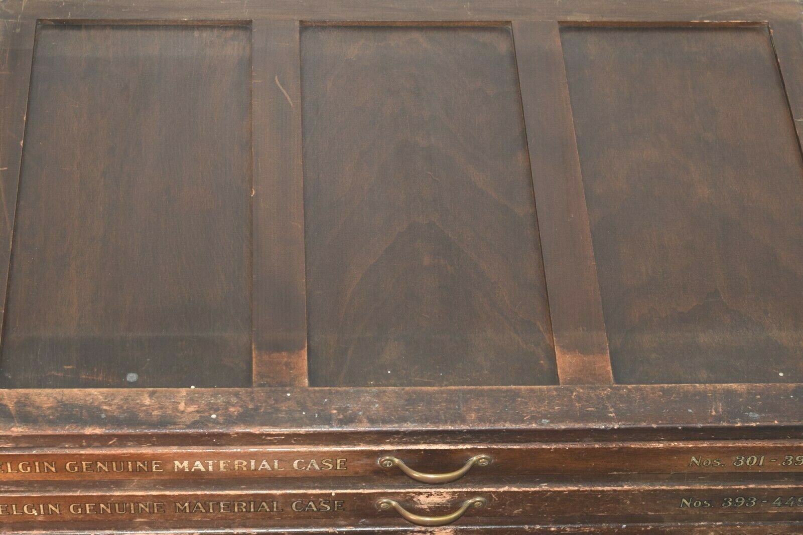 ELGIN 3 DRAWER PARTS CHEST VERY NICE CONDITION—100+ YEARS OLD–PICKUP ONLY!