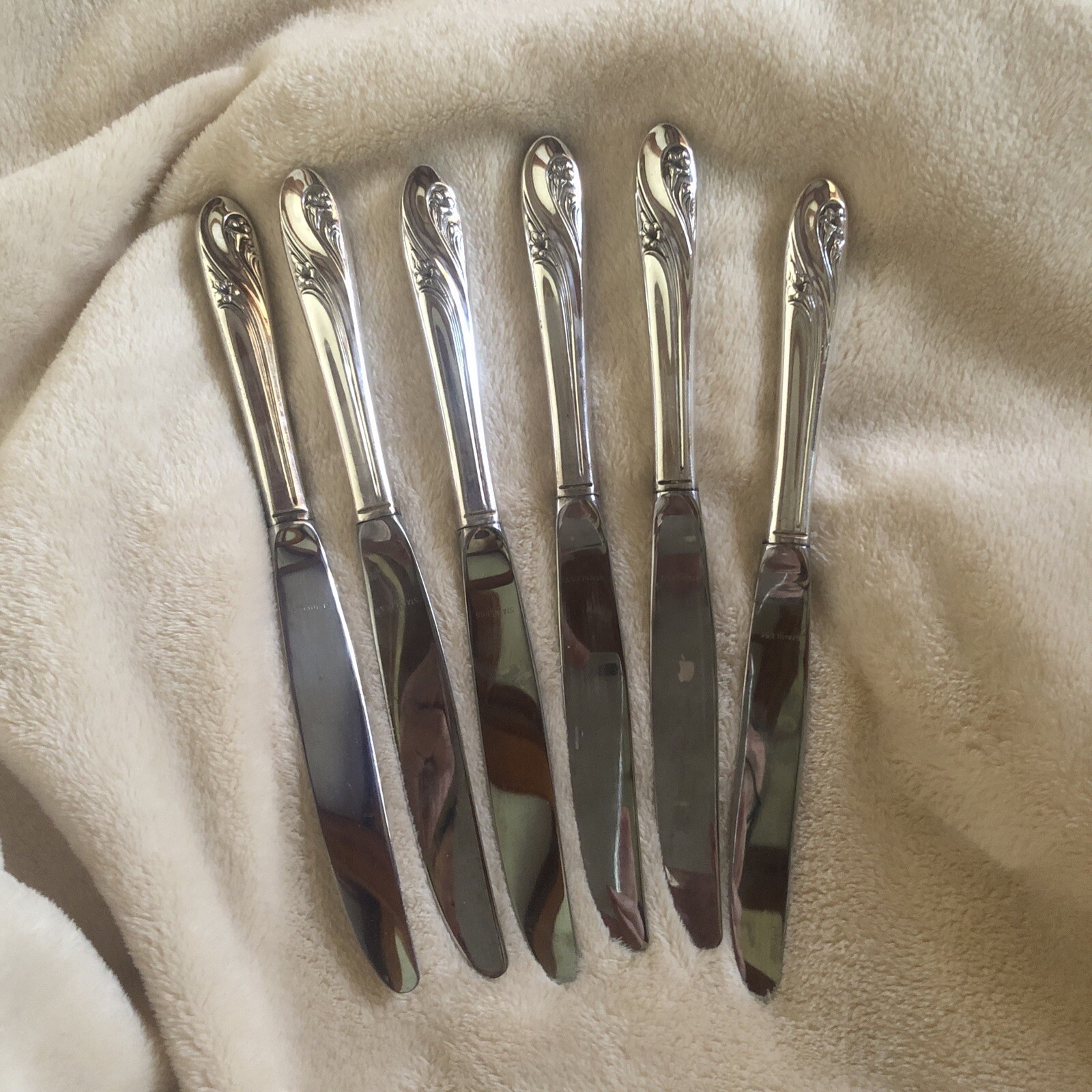 6 Romance Holmes Edward Silverplate Dinner Forks