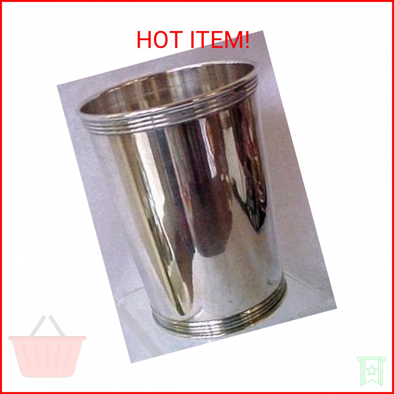 Godinger Beaded Silver Mint Julep Cup