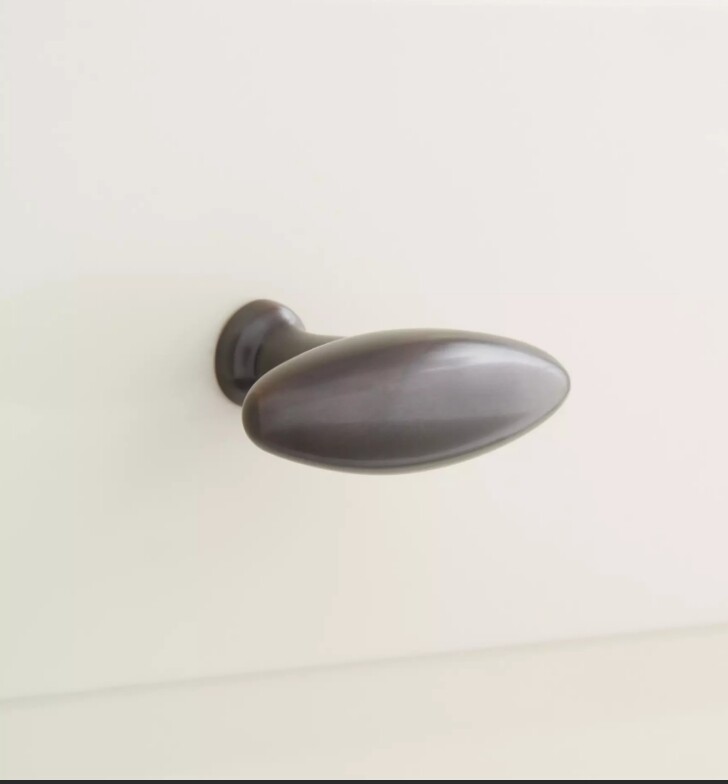 Signature Hardware Padilla Solid Brass Cabinet Knob-Oil Rubbed Bronze (pack of 6