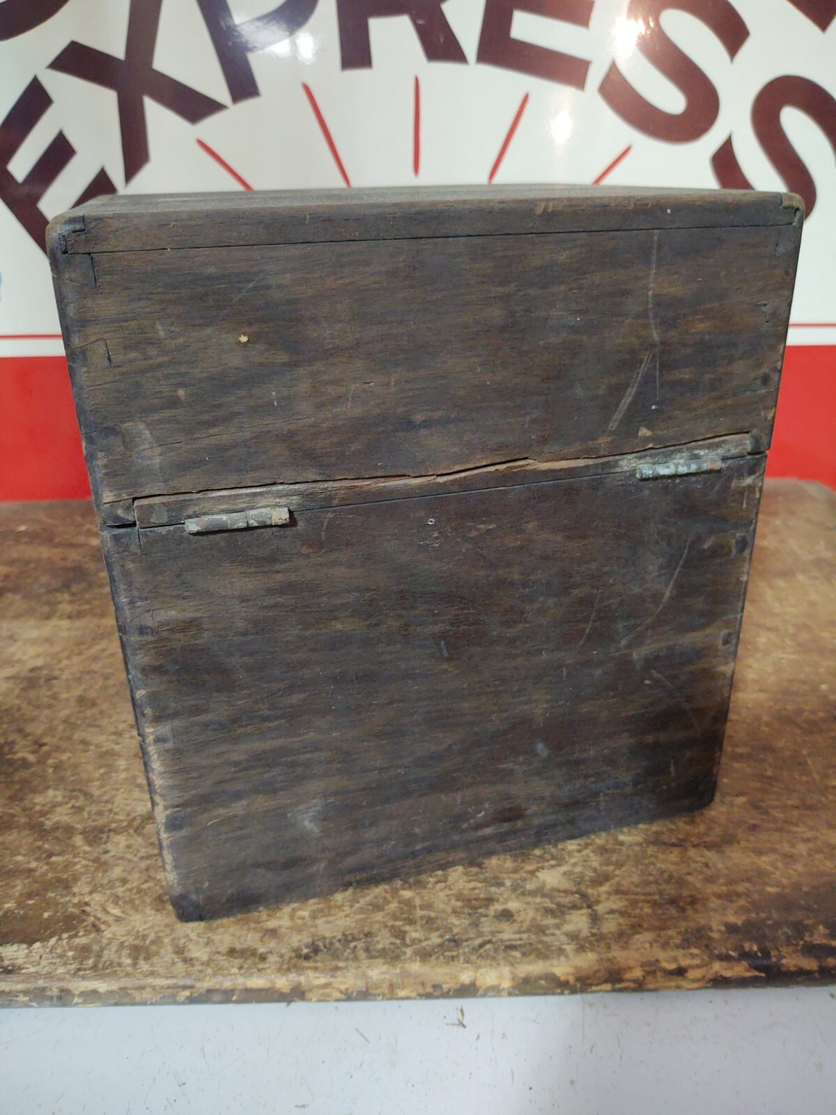 RARE Antique WM. Stokes Surveyor Compass Transit W/ Wood Case Cincinnati Ohio