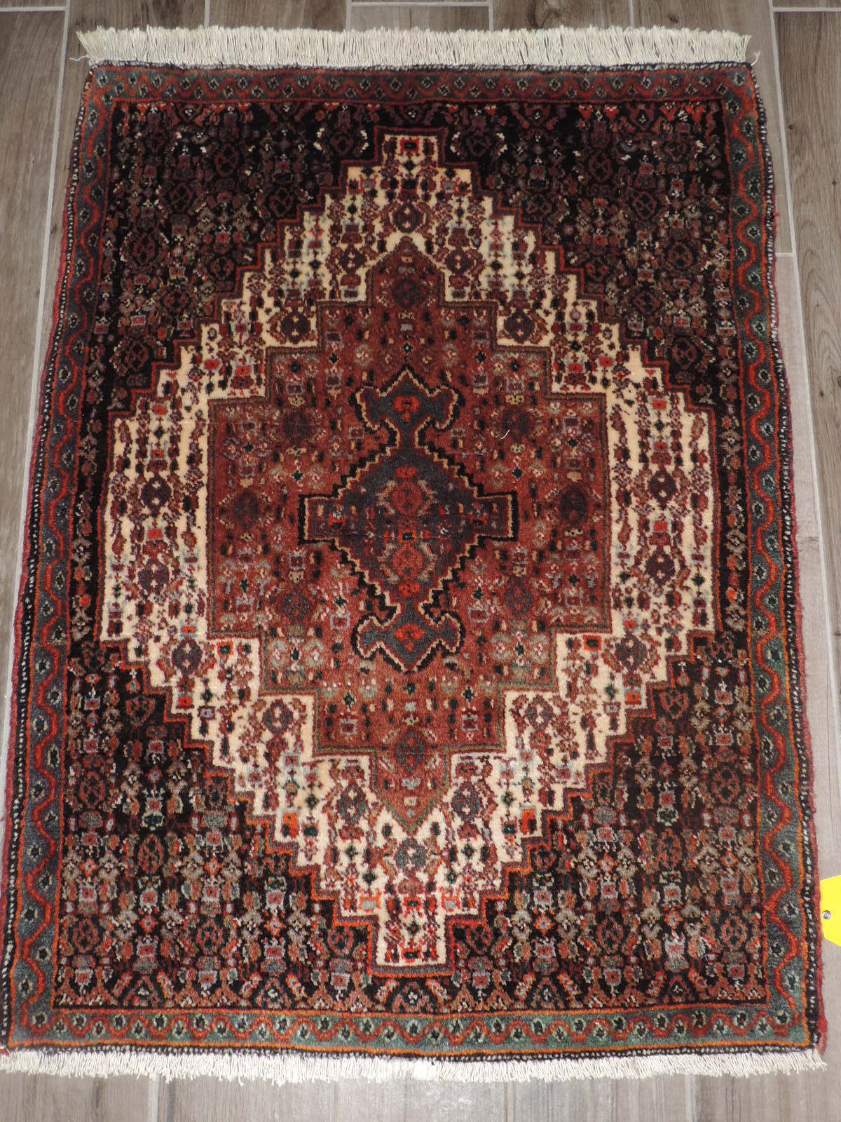 2x3ft. Handmade Senneh Wool Rug