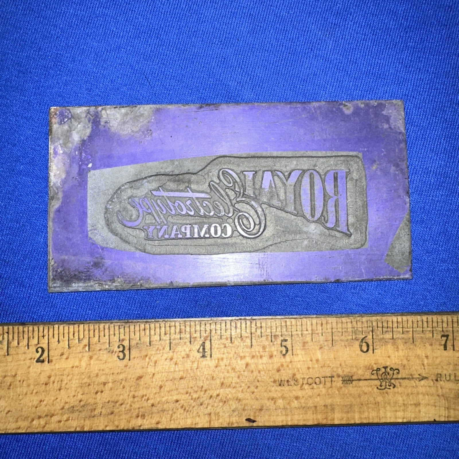 Printing Plate ( Royal Electrotype Co. )