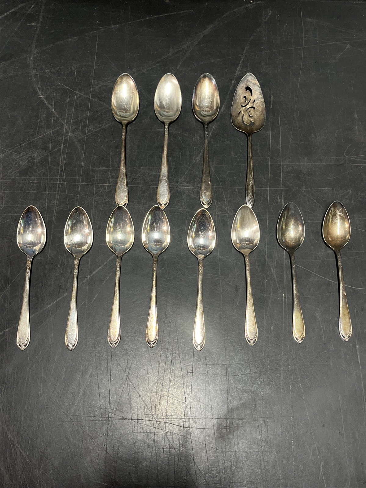 VTG Flatware Spoons 1847 Rogers Bros Silverplate 12pcs. International Silver Co.