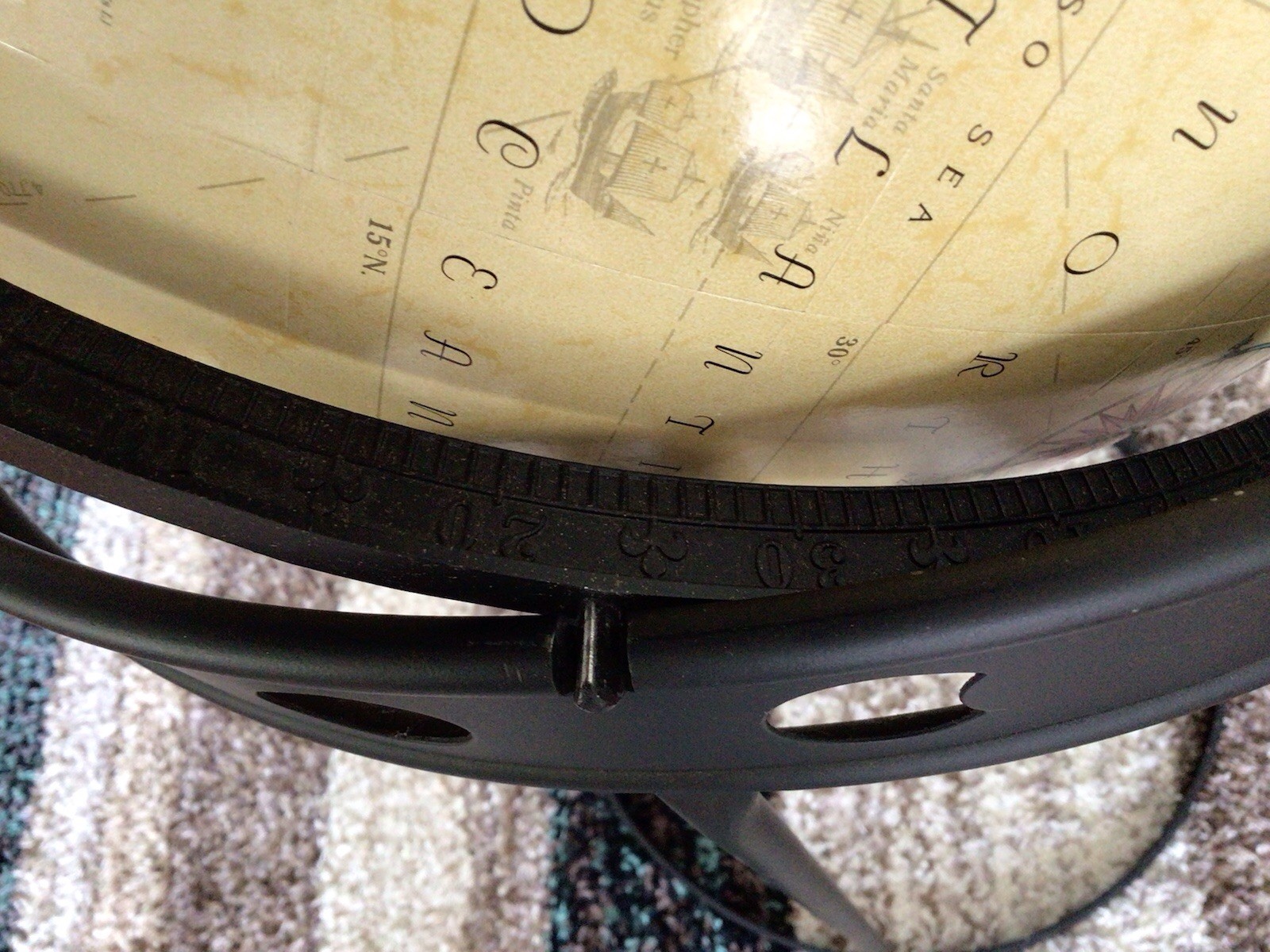 Vintage Replogle 16” Diameter World Classic Series with Metal Floor Stand