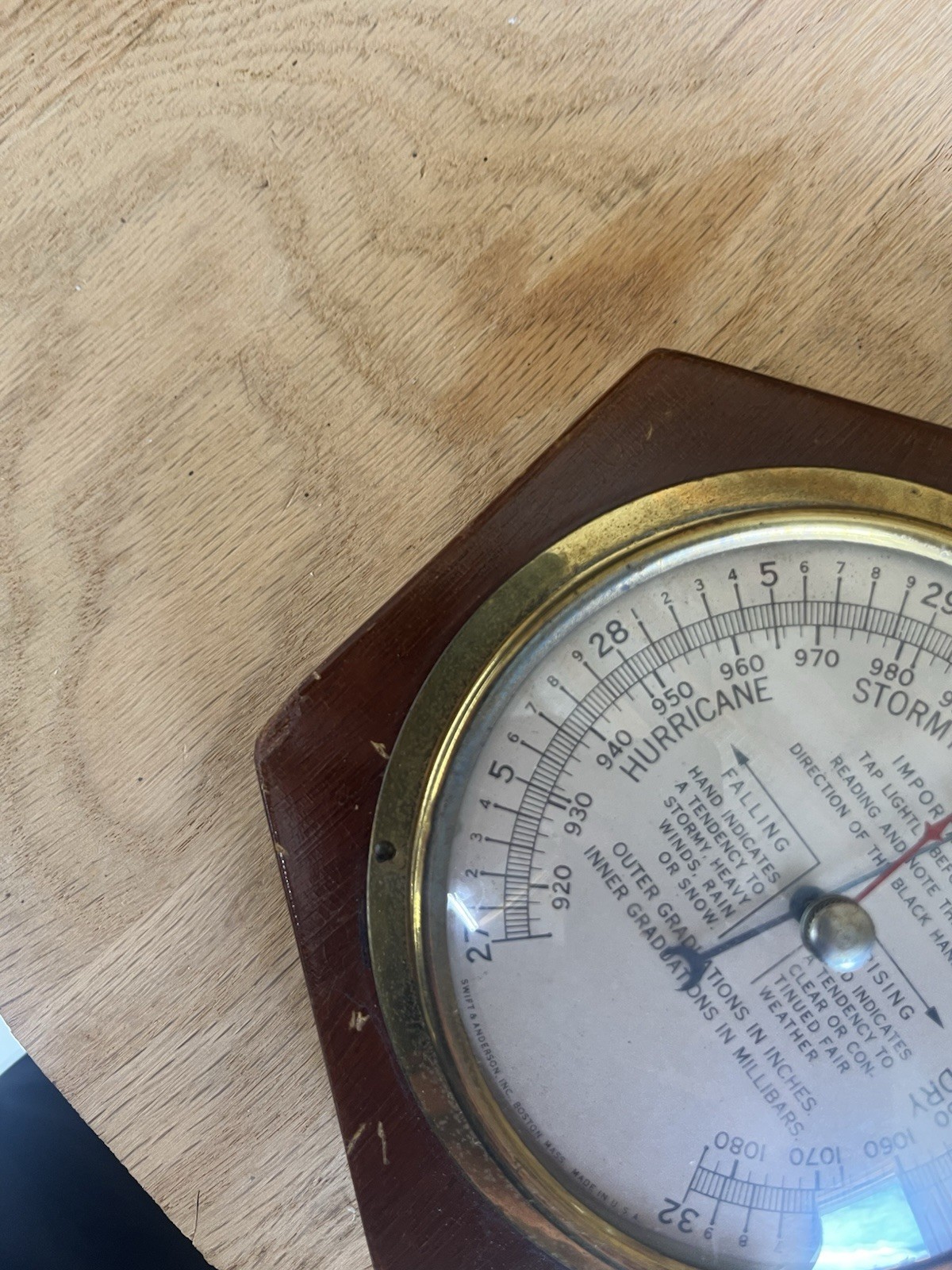 Swift & Anderson Barroneyer Barometer