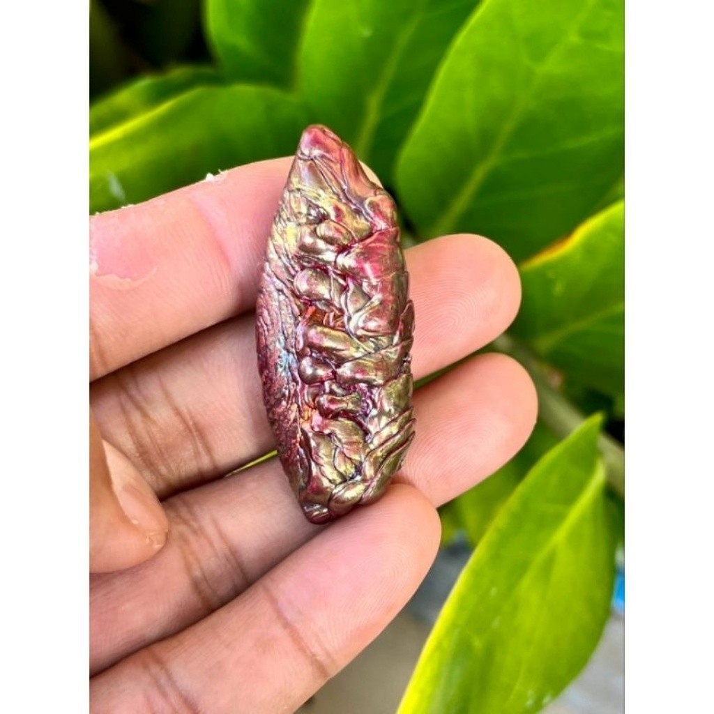 LP Leklai Suriyan Racha Thai Amulet Rare Sacred Holy Power Stone Blessed Object