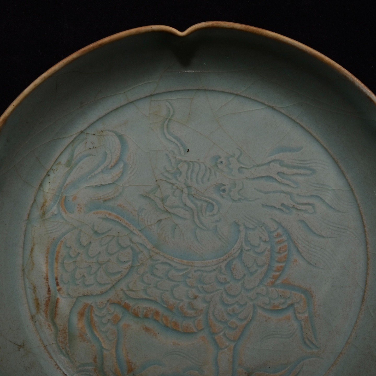 Fine Collectable Art Hand Painting RuKiln Porcelain kylin Killn