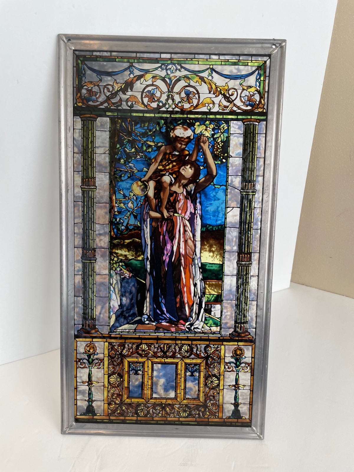 Glass Masters – John LaFarge ‘The Infant Bacchus 1885’ – Window Panel