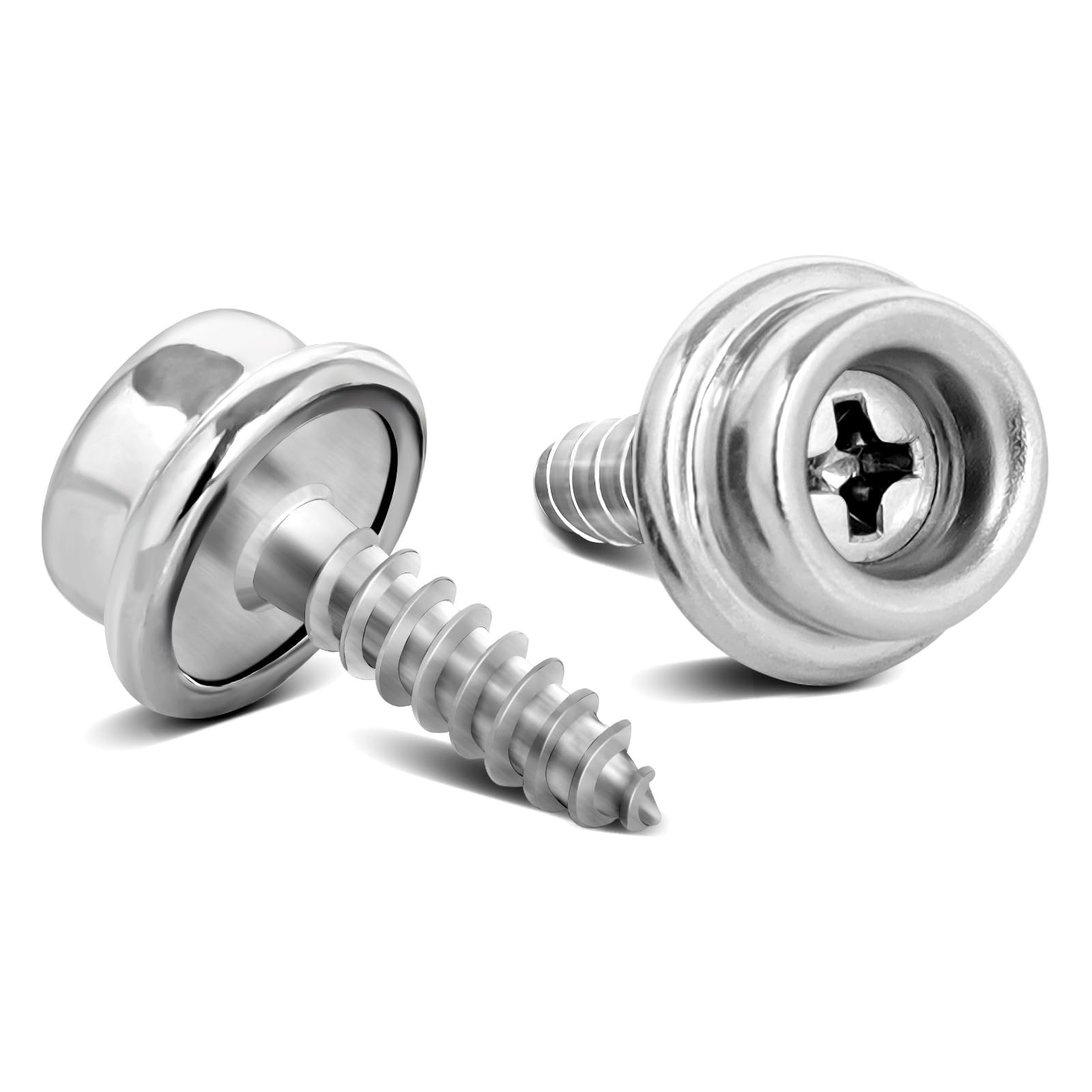 5/16″ Boat Canvas Snaps, Marine Grade Boat Cover Snaps Stainless Steel Screws…