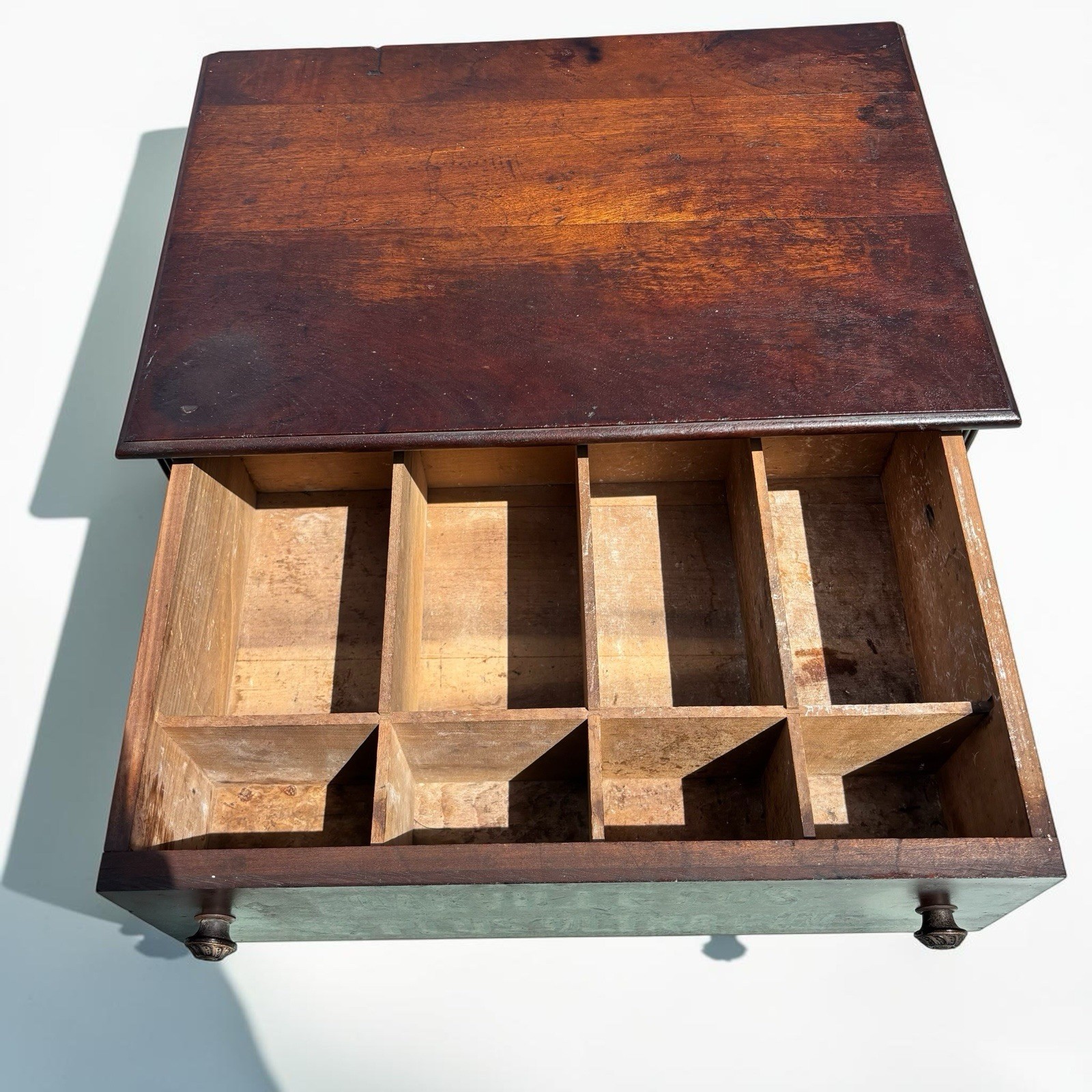 Antique Oakville Ultra Pins Sewing Spool Cabinet Mercantile Store Display Case