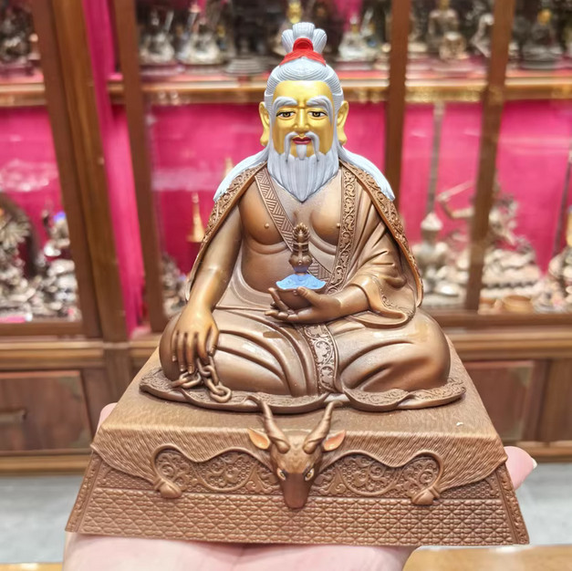 15CM Tibet Tangtong Gyalpo Buddha Copper Statue