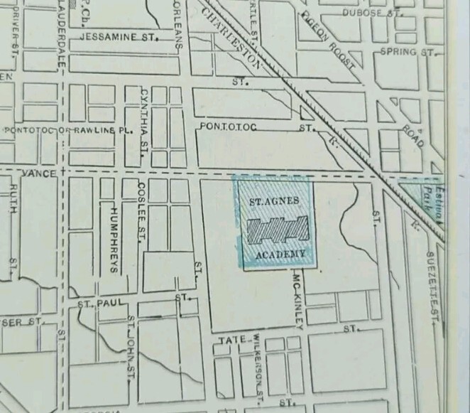 Vintage 1896 MEMPHIS TENNESSEE Map 11″x14 Old Antique Original VICTORIAN VILLAGE