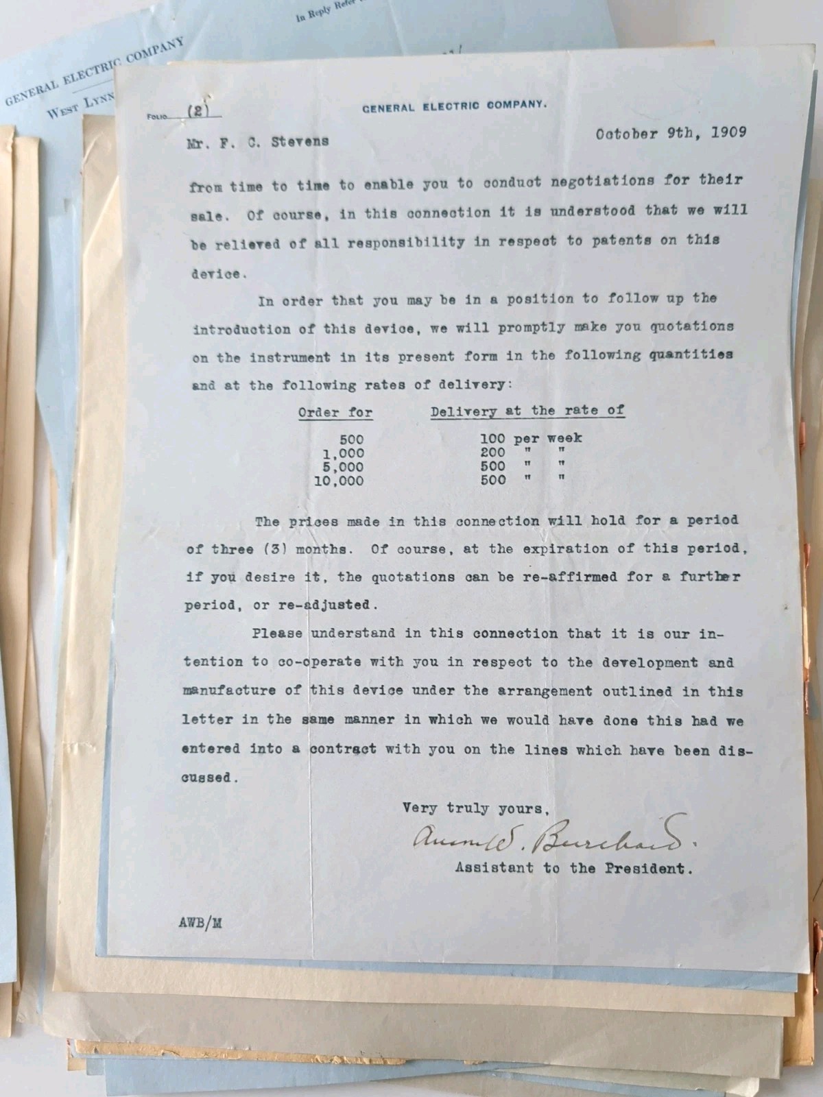 Telephone Rochester Telechronometer Meter Patent Archive 1907-1916 GE Siemens